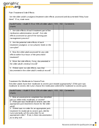 Geriatric Pain Audit Checklist, Page 3