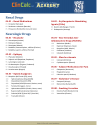 Drug List by Therapeutic Category, Page 3