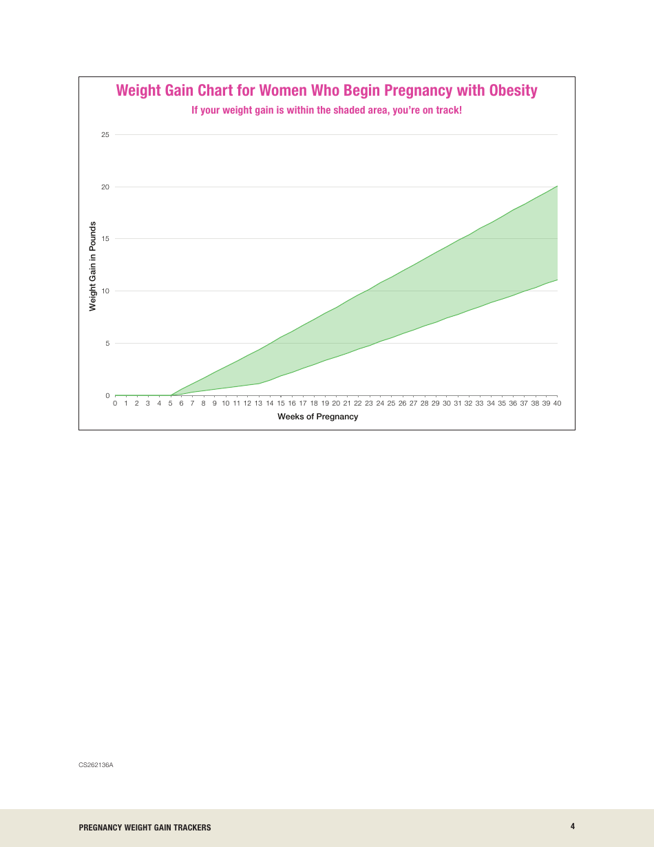 Pregnancy With Obesity Weight Gain Tracker, Page 4