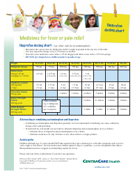 Acetaminophen and Ibuprofen Dosing Charts - Centracare Health Pediatrics, Page 2
