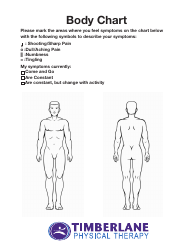 Body Chart Download Printable PDF | Templateroller