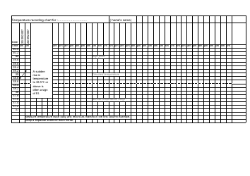 Document preview: Horse Temperature Recording Chart