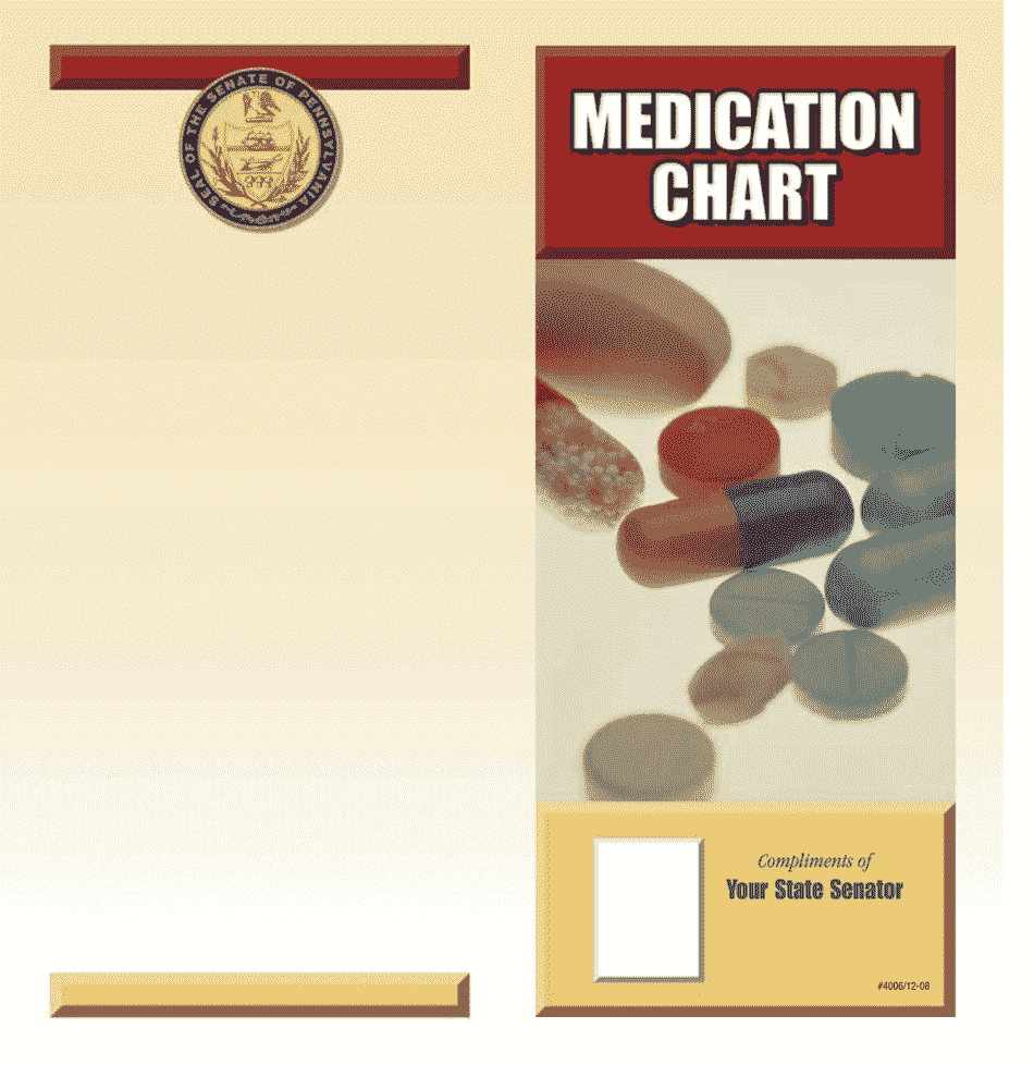 Medication Chart - Template Preview