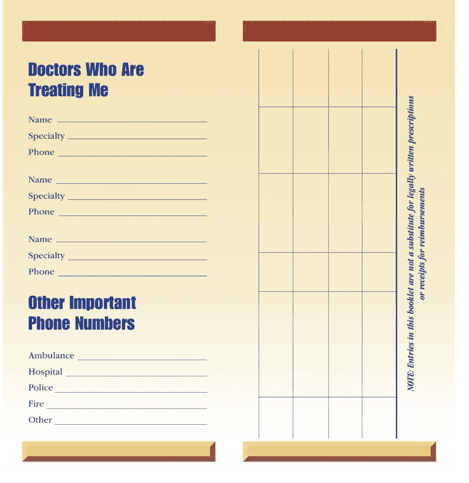 Medication Chart, Page 4