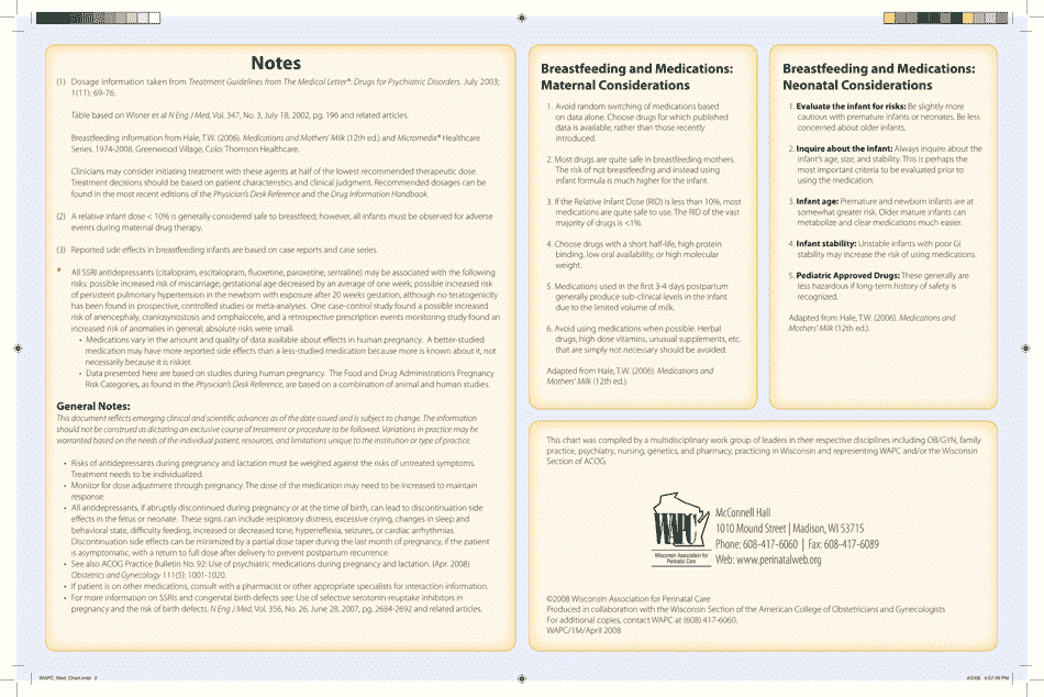 Antidepressant Medication Chart - Wapc, Page 2
