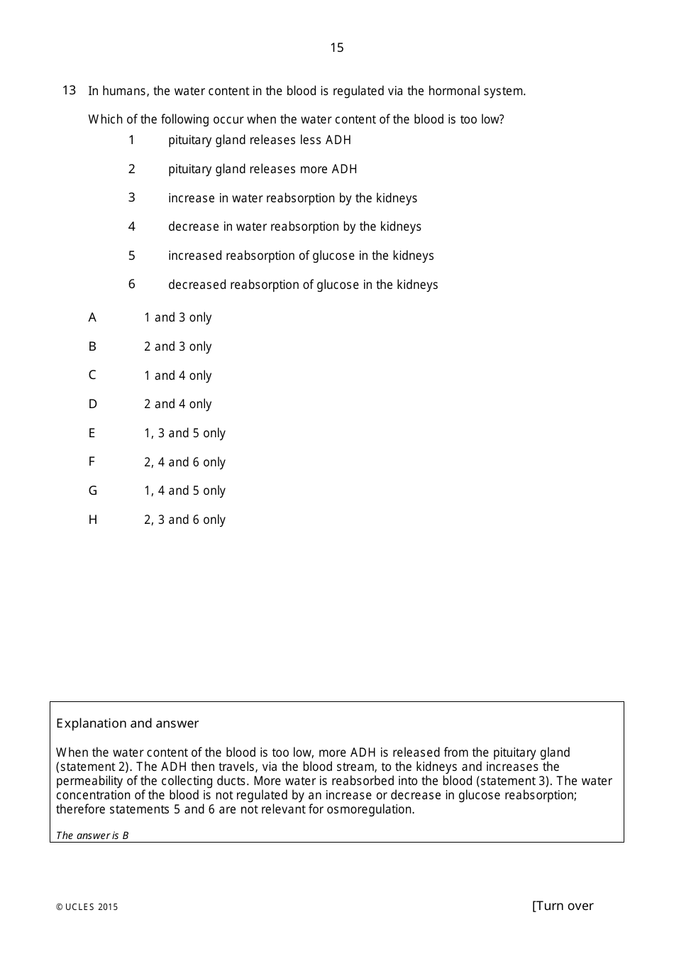 Biomedical Admissions Test Bmat 2014 Section 2 Explained Answers - Ucles, Page 14