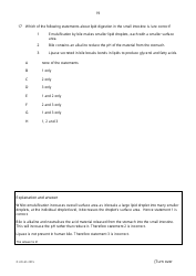 Biomedical Admissions Test Bmat 2014 Section 2 Explained Answers - Ucles, Page 18