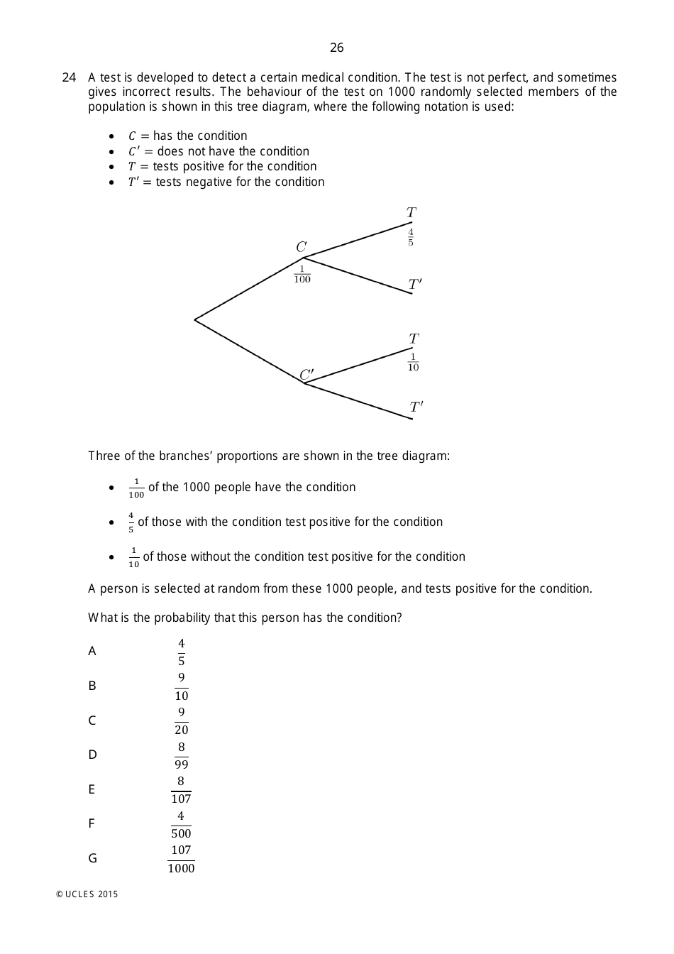 Biomedical Admissions Test Bmat 2014 Section 2 Explained Answers - Ucles, Page 25