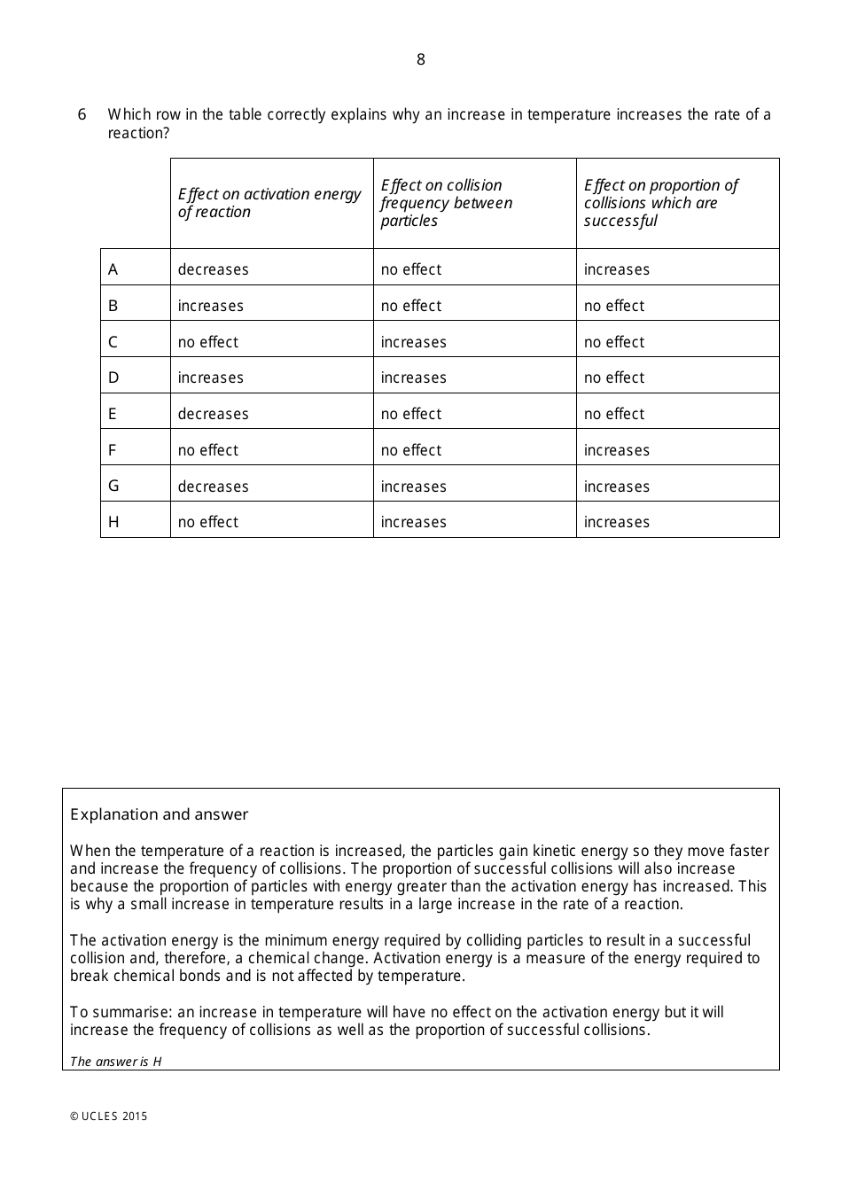 Biomedical Admissions Test Bmat 2014 Section 2 Explained Answers - Ucles, Page 7