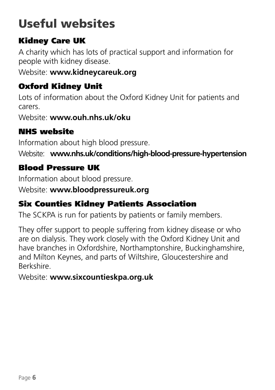 Weekly Home Blood Pressure Log, Page 6