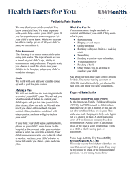 Document preview: Pediatric Pain Scales