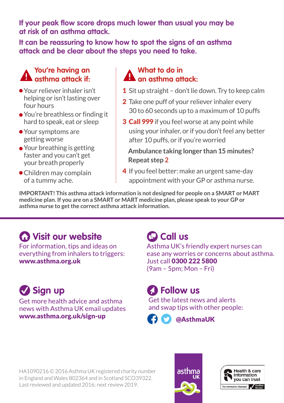 Peak Flow Diary - Stay Confident With Your Asthma, Page 11