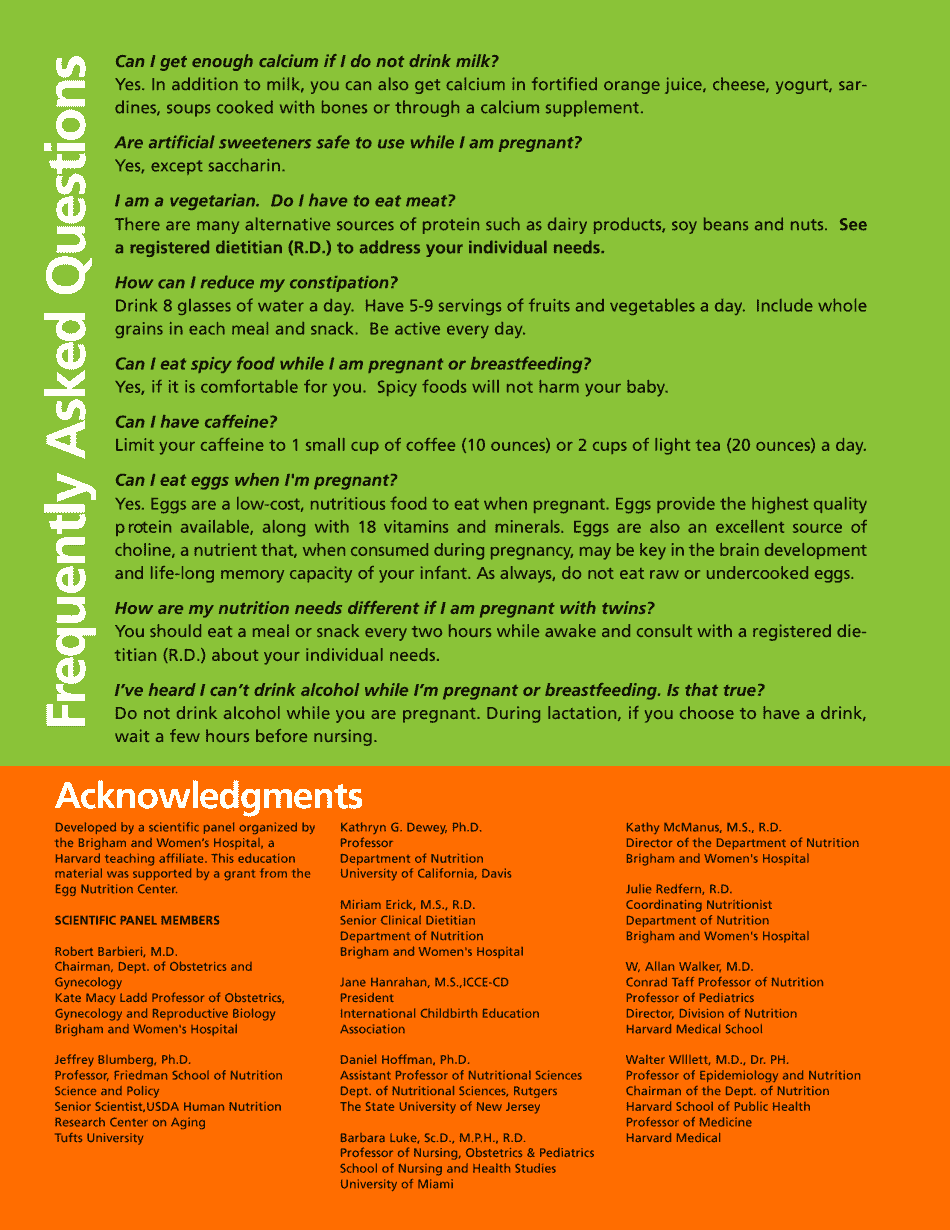 Pregnancy Food Guide, Page 7