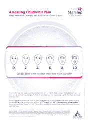 Document preview: Faces Pain Scale (Fps-R) for Children's Pain Assessment - Iasp