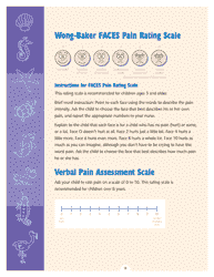 Document preview: Wong-Baker Faces Pain Rating Scale Chart
