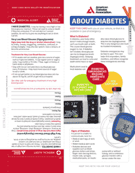 Document preview: Diabetes Alert Wallet Card Template