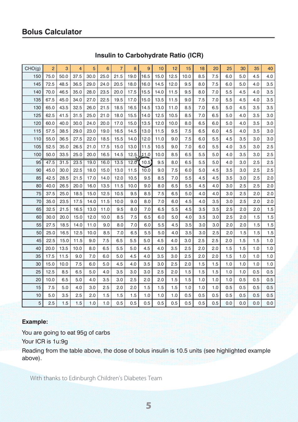 Blood Glucose Diary - United Kingdom, Page 5