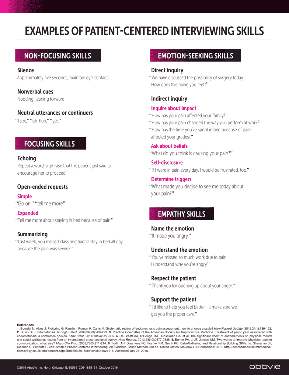 Endometriosis 3-month Tracker  Questionnaire - Abbvie, Page 8