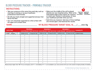 Blood Pressure Tracker - American Heart Association, Page 2