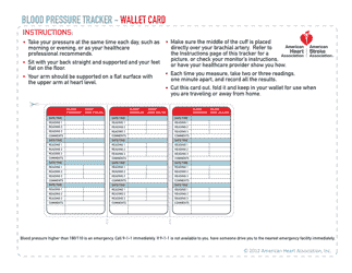 Blood Pressure Tracker - American Heart Association, Page 3