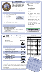 Document preview: Type 2 Diabetes Risk Test