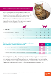 Cat Osteoarthritis Pain Checklist, Page 2
