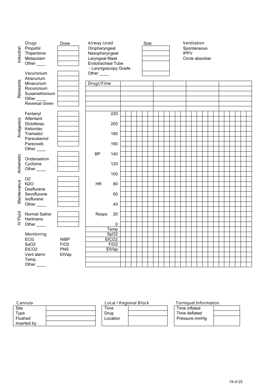 Confidential Patient Information - Day Surgery Patient Preparation, Page 19