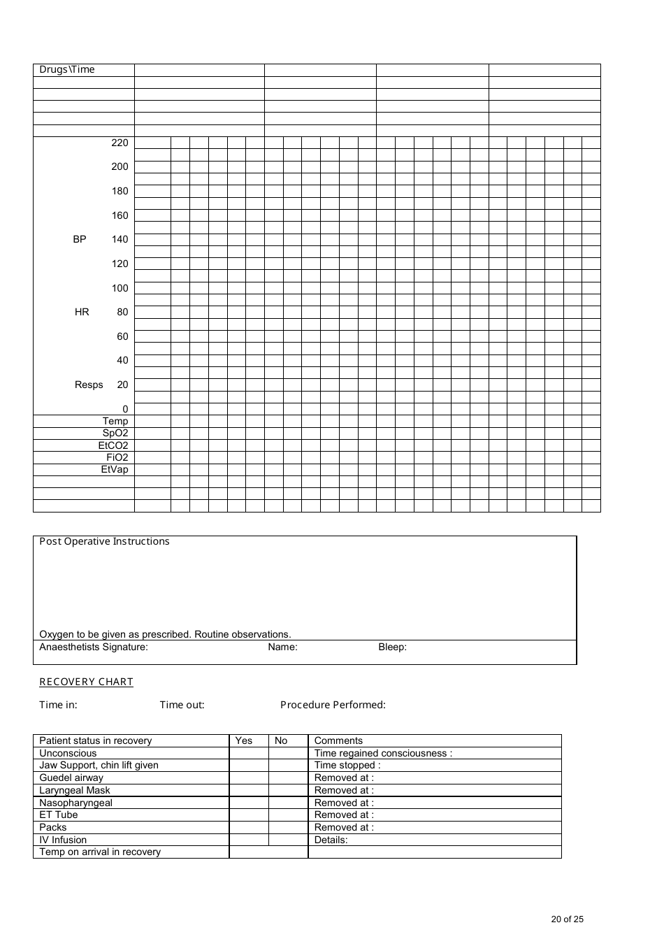 Confidential Patient Information - Day Surgery Patient Preparation, Page 20