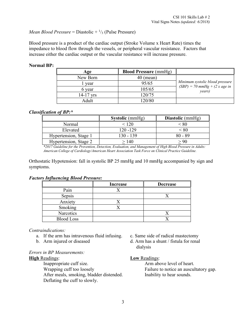 Vital Signs and Pain Scale, Page 3