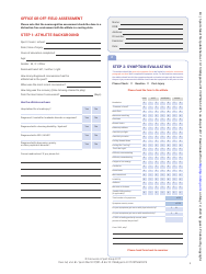 Sport Concussion Assessment Tool (Scat5) - Concussion in Sport Group, Page 3