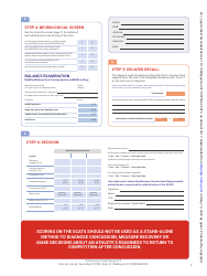 Sport Concussion Assessment Tool (Scat5) - Concussion in Sport Group, Page 5