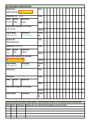 Sample Prescription Chart With Omissions and Errors, Page 13