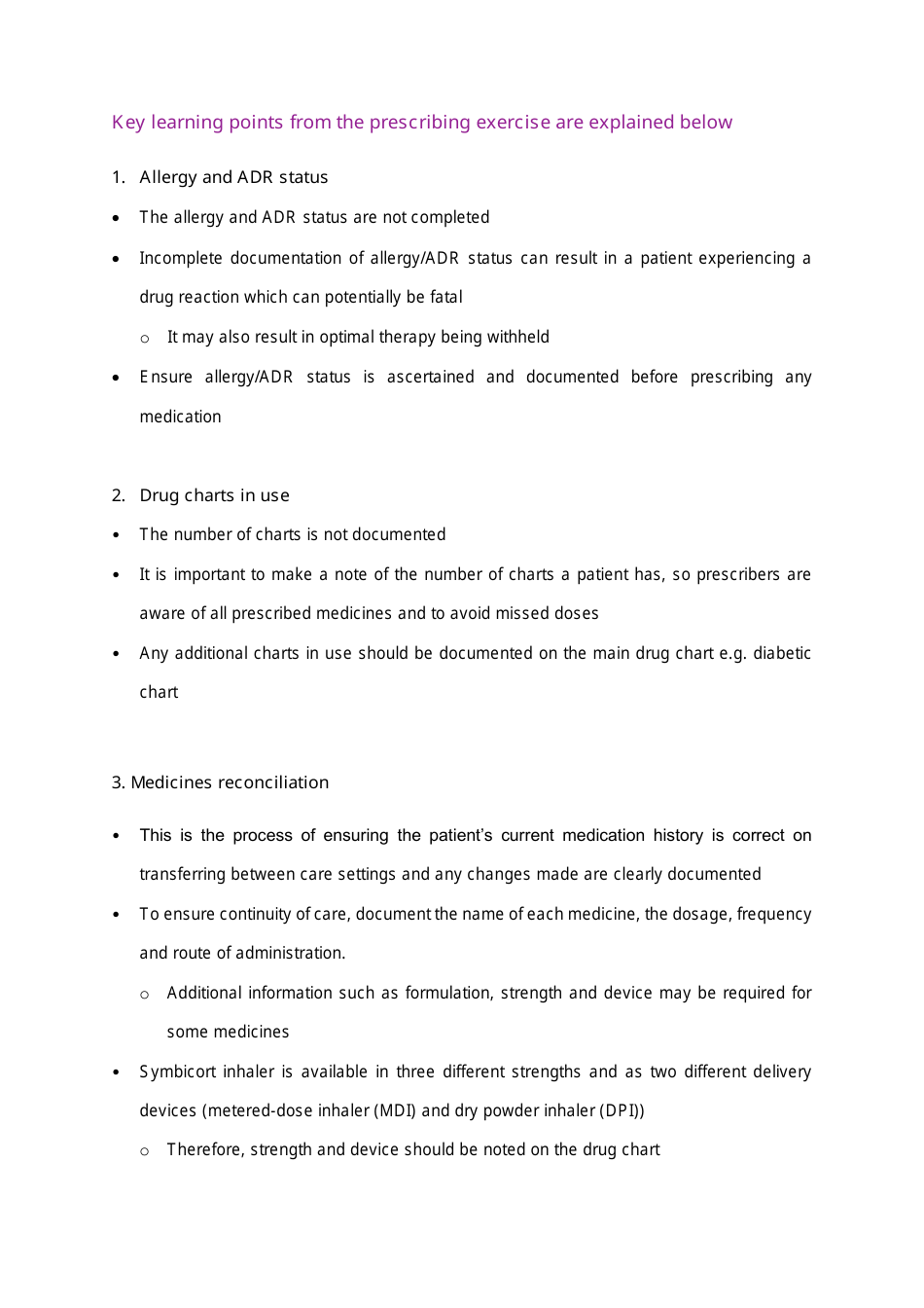 Sample Prescription Chart With Omissions and Errors, Page 15