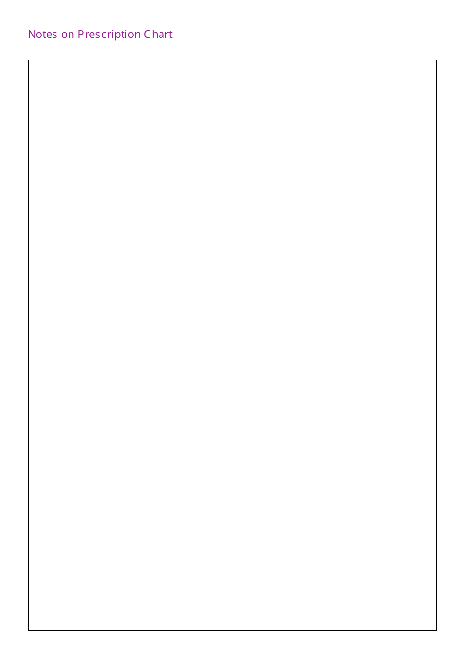 Sample Prescription Chart With Omissions and Errors, Page 7