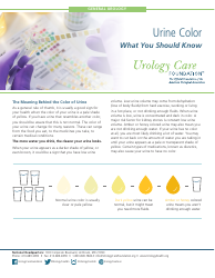 Urine Color Chart - Urology Care Foundation