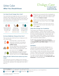Urine Color Chart - Urology Care Foundation, Page 2