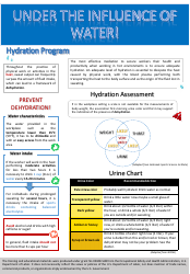Document preview: Urine Color Chart - Hydration Program