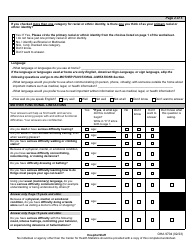 Form OHA9704 Birth Record Parent Worksheet - Oregon, Page 3