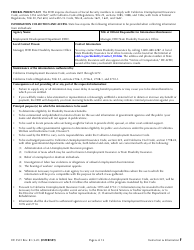 Form DE2501 Claim for Disability Insurance (Di) Benefits - California, Page 6