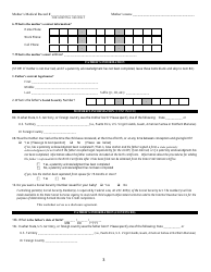 Form VS-2WA Live Birth Worksheet - Kentucky, Page 3