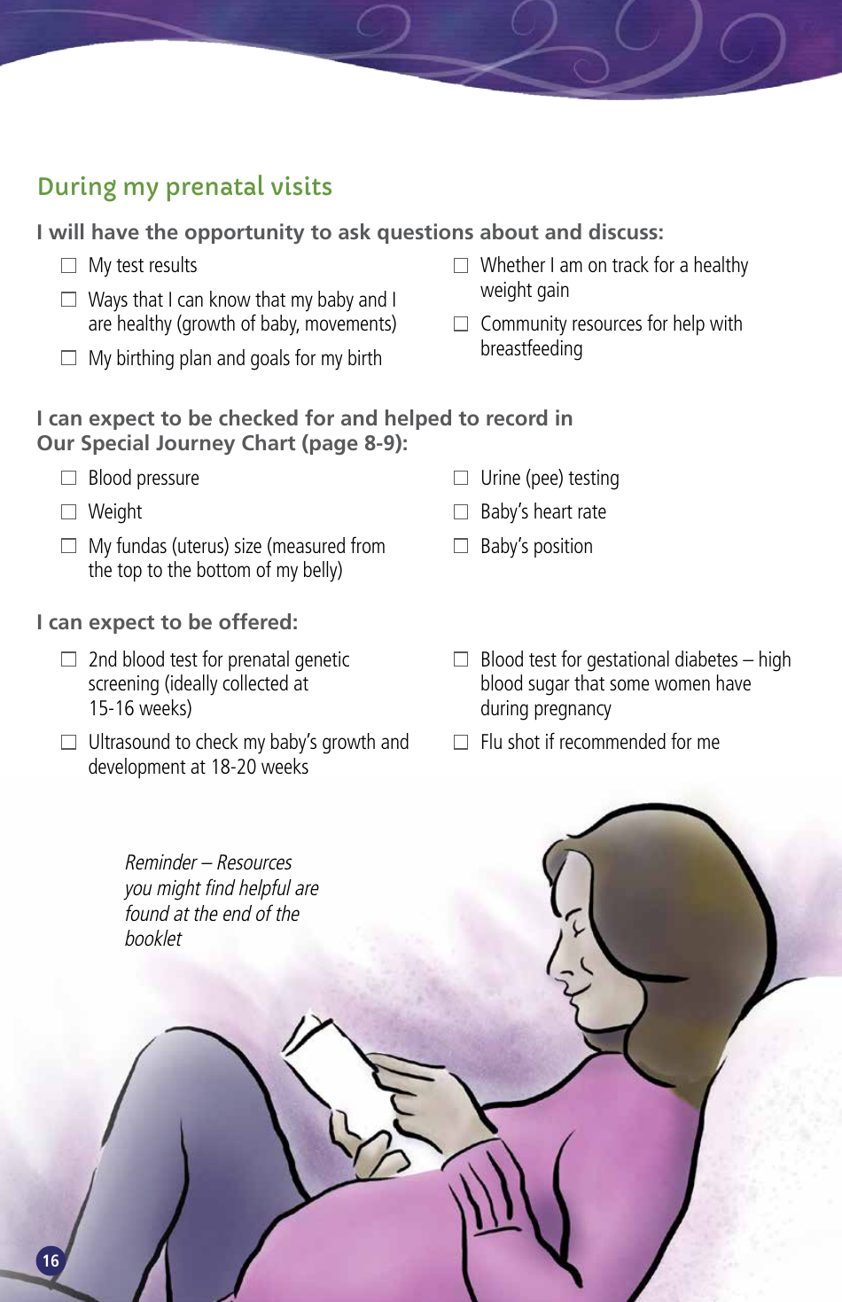 Pregnancy Passport - British Columbia, Canada, Page 18
