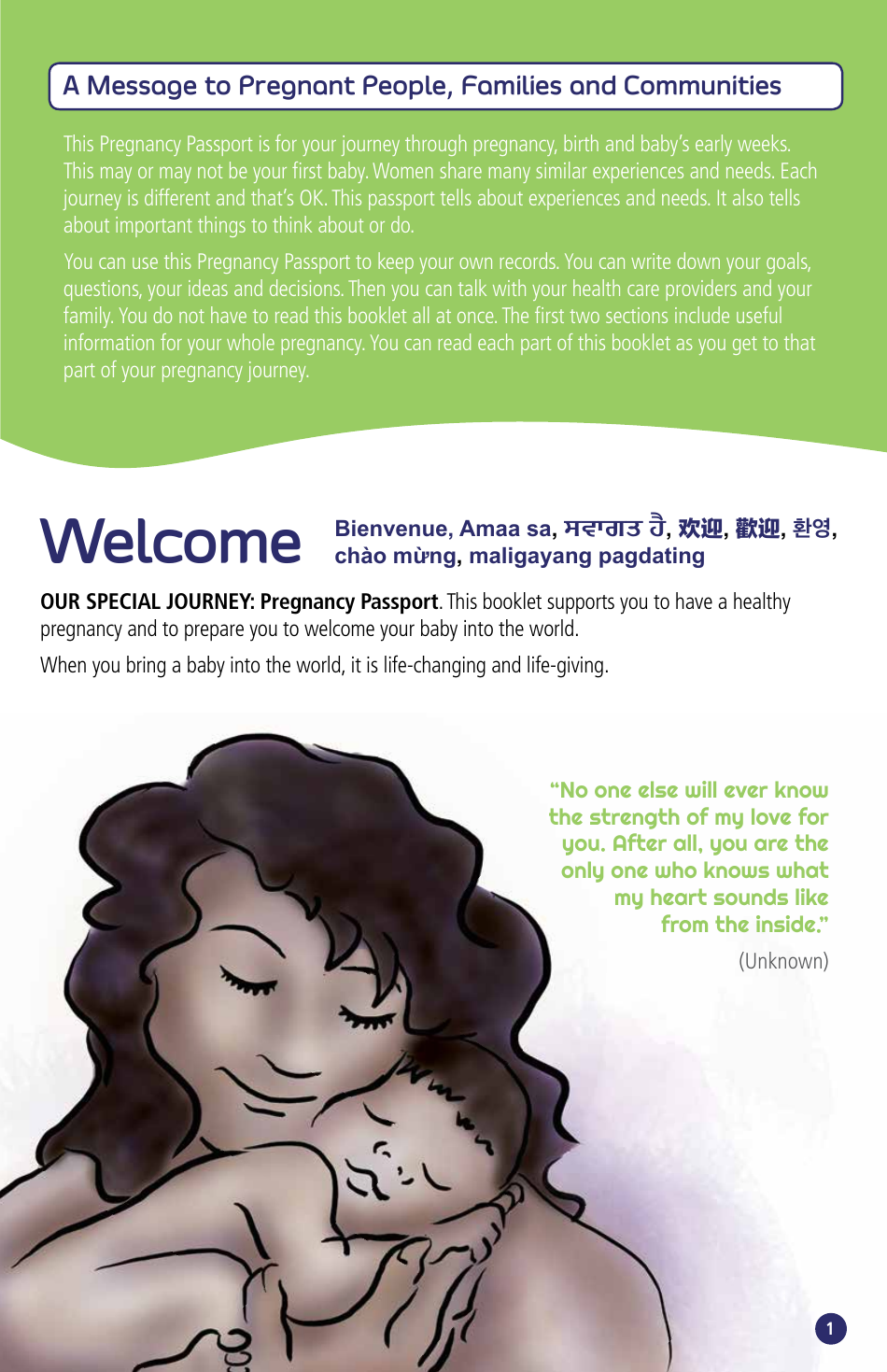 Pregnancy Passport - British Columbia, Canada, Page 3