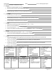 Form CVH-171 Connecticut Valley Hospital Admission Nursing Assessment - Connecticut, Page 4