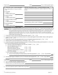 Form CVH-171 Connecticut Valley Hospital Admission Nursing Assessment - Connecticut, Page 8