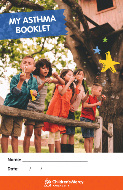Children's Asthma Booklet Cover - Preview Image