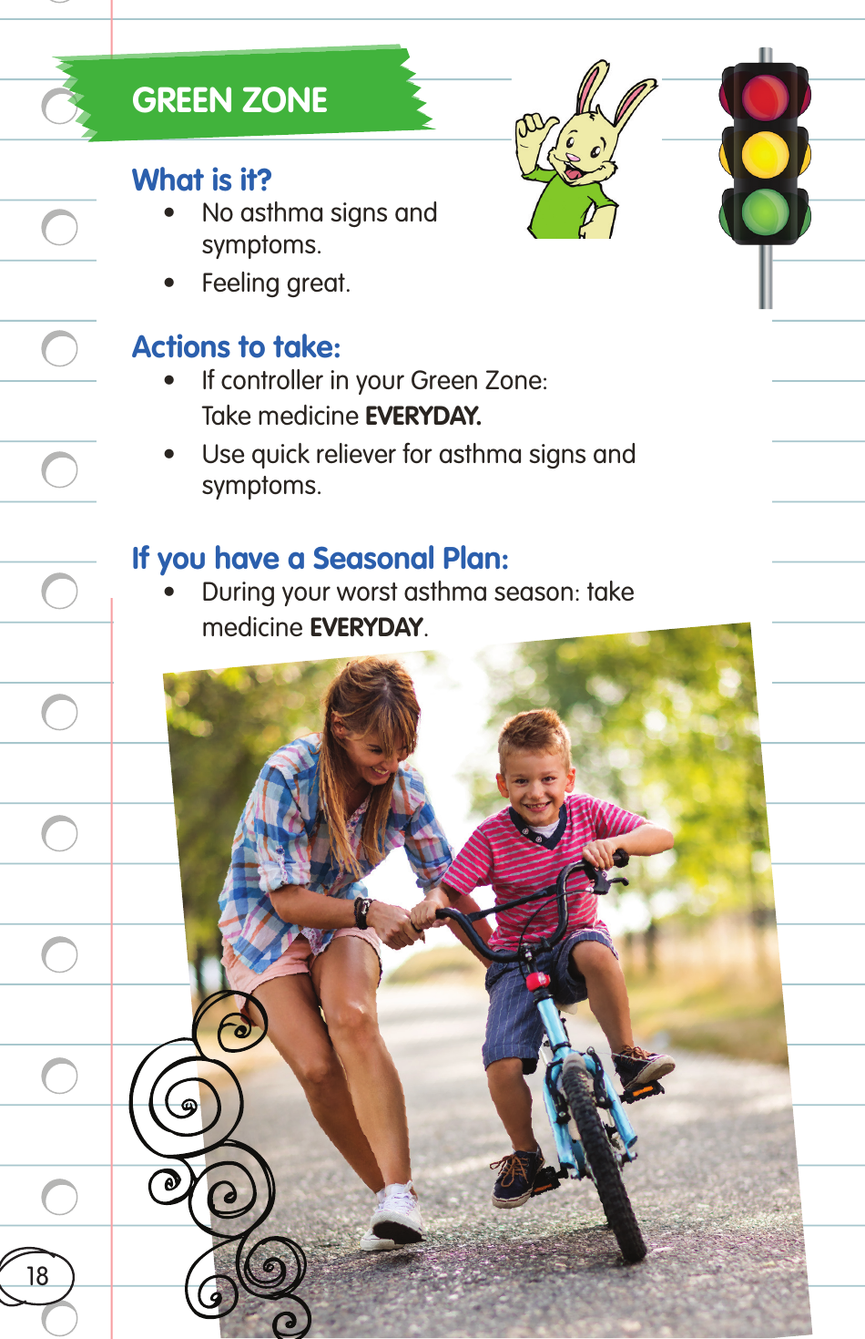 Childrens Asthma Booklet, Page 18