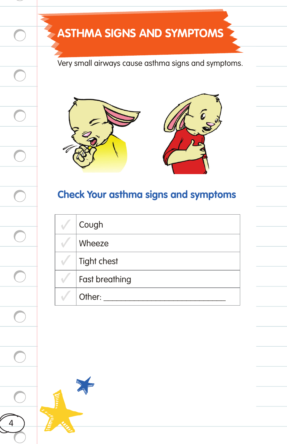 Childrens Asthma Booklet, Page 4