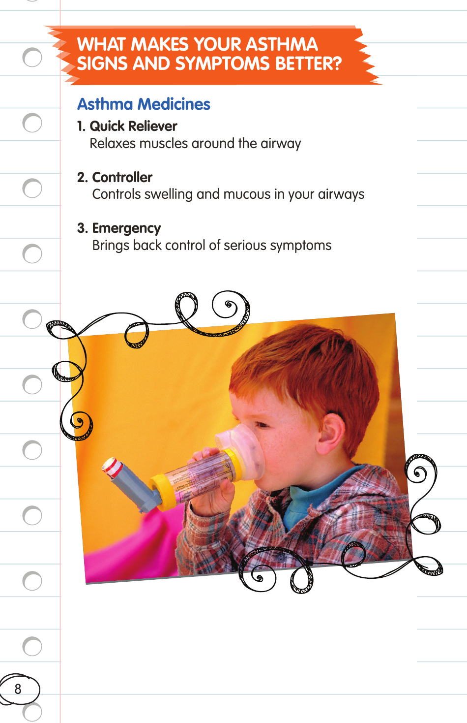 Childrens Asthma Booklet, Page 8