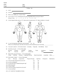 Document preview: Pain Assessment Tool