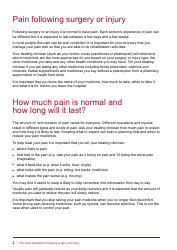 Pain Relief Management Plan - Western Australia, Australia, Page 4